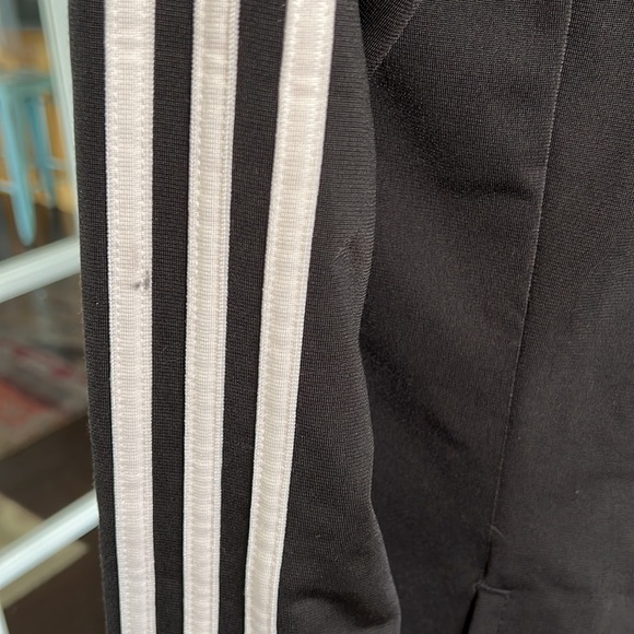 💧ADIDAS black track warm up jacket size M - Picture 3 of 6